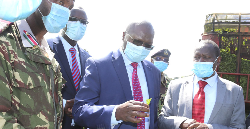 PARTNERSHIPS FOR SKILLS DEVELOPMENT: CABINET SECRETARY VISITS JAMES FINLAYS