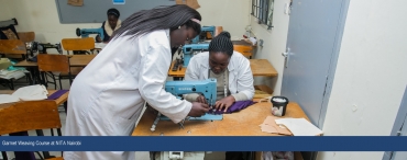 Garmet Weaving at NITA Nairobi
